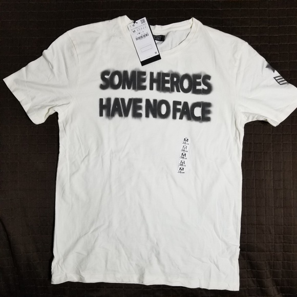 NWT Zara Man Distressed Tee - Picture 1 of 6